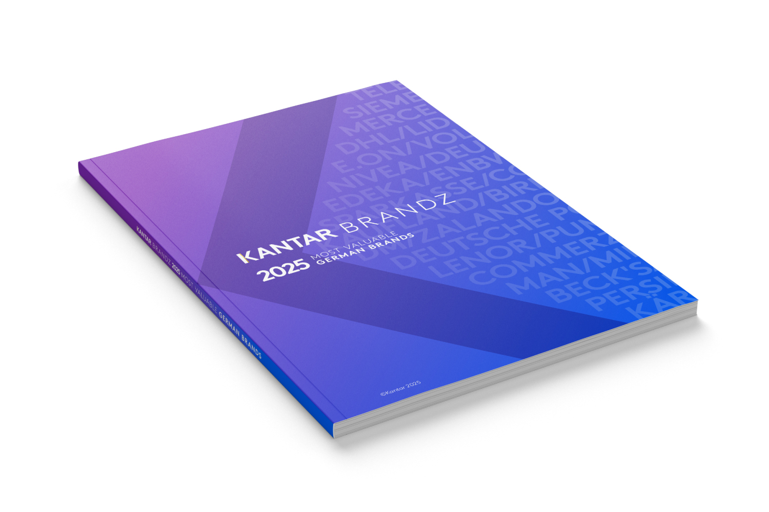 Kantar BrandZ Germany 2025 3D Report Cover