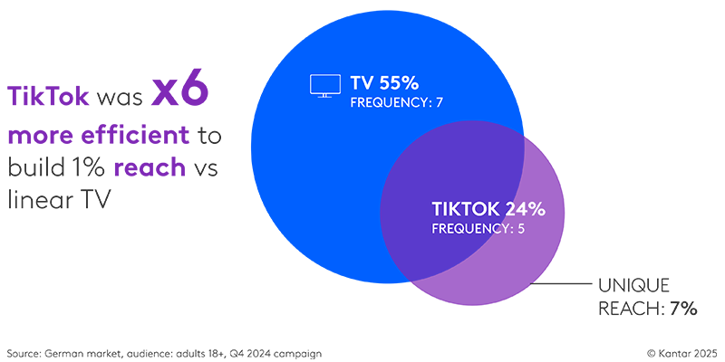 TikTok campaign graph